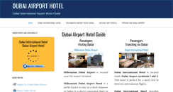 Desktop Screenshot of dubaiairporthotel.com