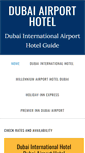 Mobile Screenshot of dubaiairporthotel.com